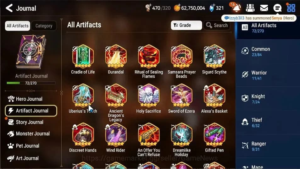Epic Seven Accounts GLOBAL UNVERIF|New Era|15 ML(LOTScales,BArunka,NM image 9