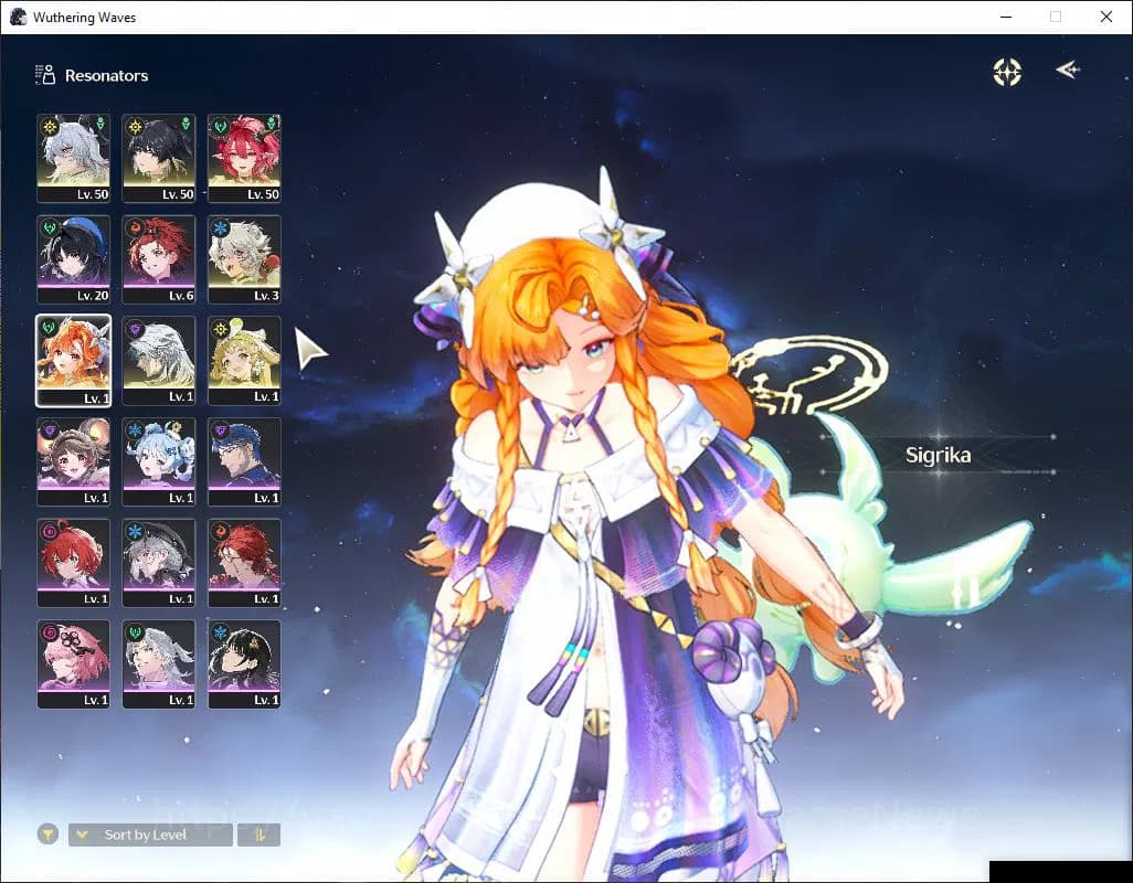 Wuthering Waves Accounts SEA|UL 23|Starter|3 Limited| Sigrika, Lupa, Zani | image 2