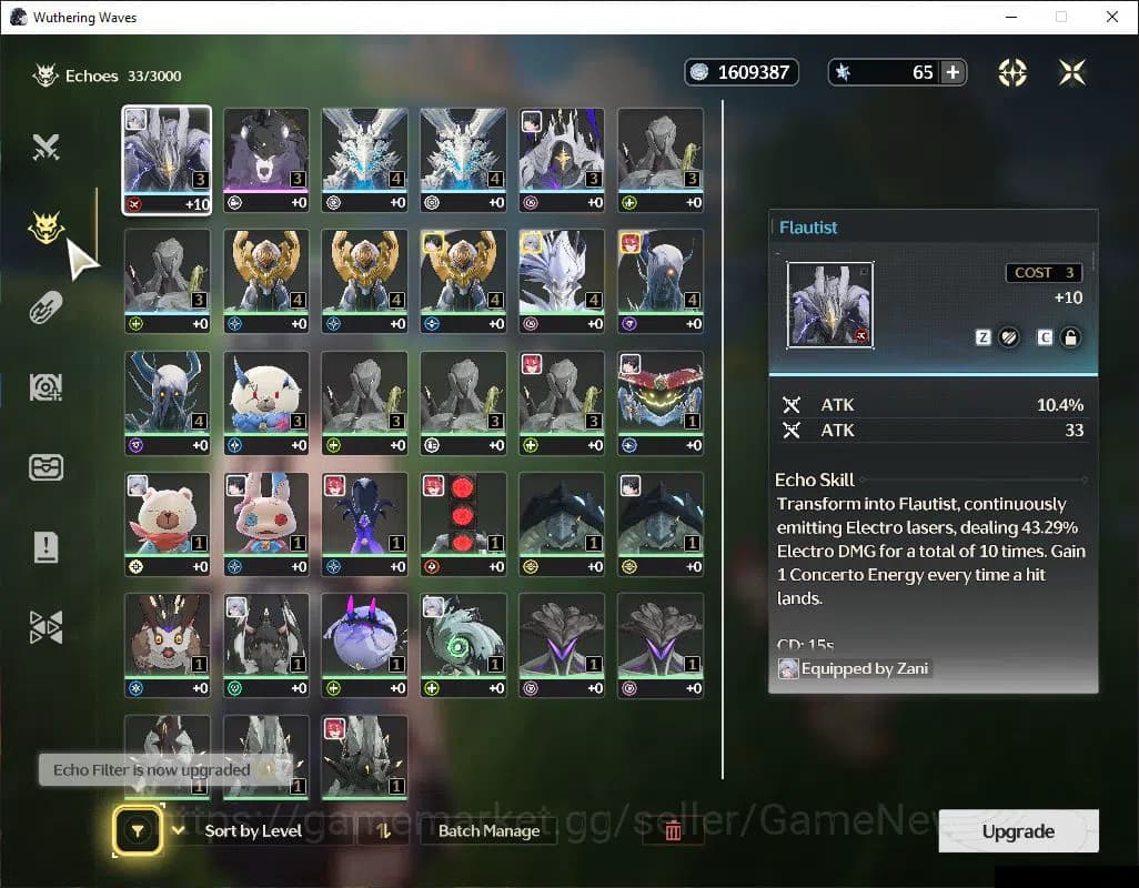 Wuthering Waves Accounts SEA|UL 23|Starter|3 Limited| Sigrika, Lupa, Zani | image 5