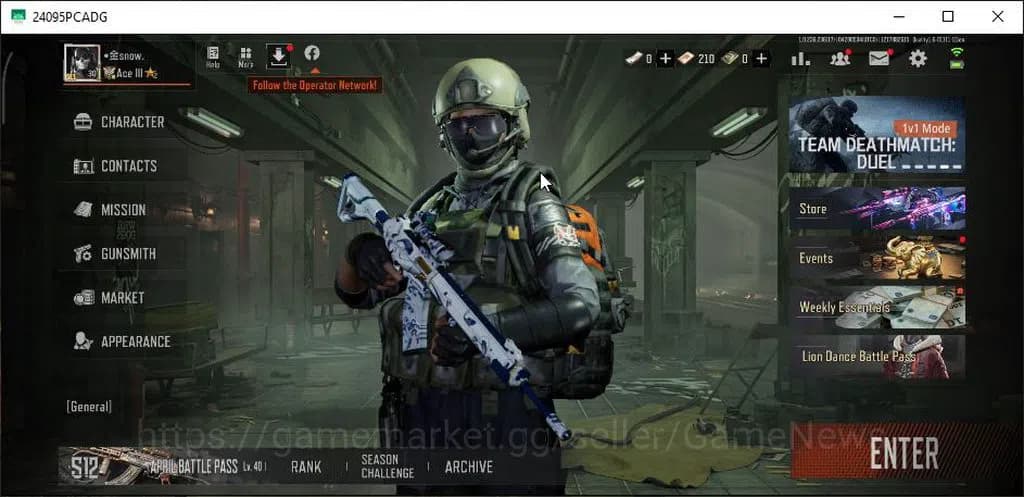 Arena Breakout Accounts MOBILE Lv30|SV 150M|CV 103M| LR-AR 1 Decree, AX50 image 1