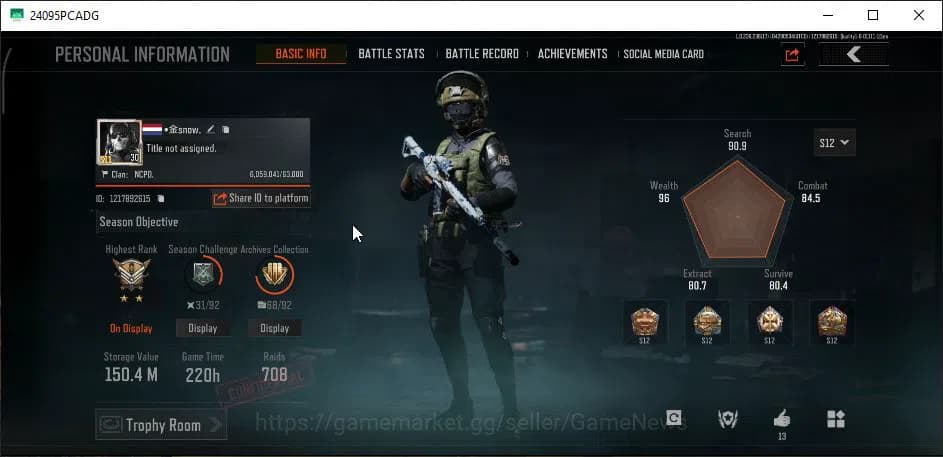 Arena Breakout Accounts MOBILE Lv30|SV 150M|CV 103M| LR-AR 1 Decree, AX50 image 17