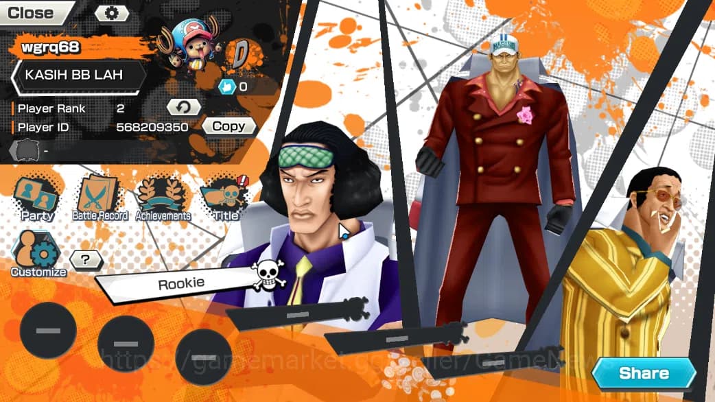 One Piece Bounty Rush Accounts Global|4 EX|GP Edward Newgate,Flame Emperor Sabo,T image 2