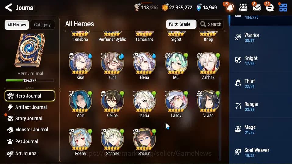 Epic Seven Accounts GLOBAL Unverif|New Era|6 ML(Salome,LOTScales,C Lil image 16