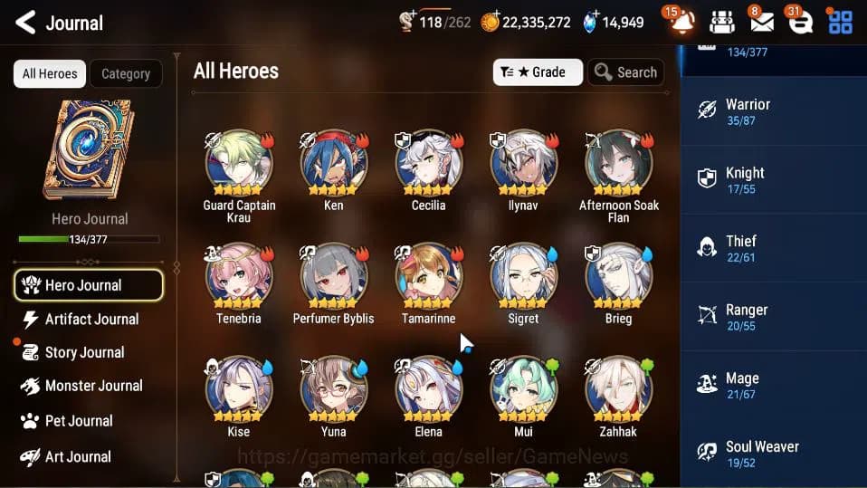 Epic Seven Accounts GLOBAL Unverif|New Era|6 ML(Salome,LOTScales,C Lil image 17