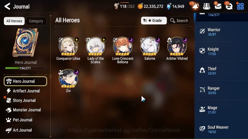 Epic Seven Accounts GLOBAL Unverif|New Era|6 ML(Salome,LOTScales,C Lil image 18