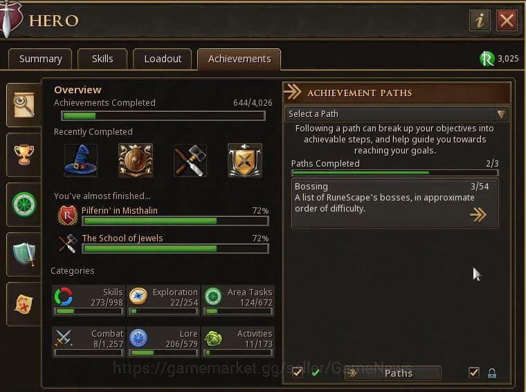 RuneScape 3 Accounts 2150 Total Level|298 Quest Points|19,8M Wealth Val image 13