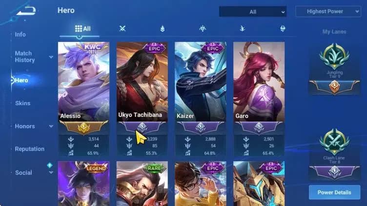 Honor of Kings Accounts Global Skin112 Hero166 |Legend Angela,ButterFly,Li image 11