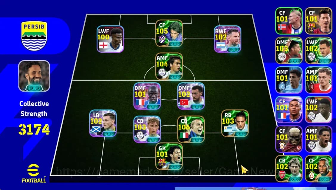 eFootball Accounts Mobile|Big Time Shinsuke Nakamura,Dean Huijsen(Vis image 1