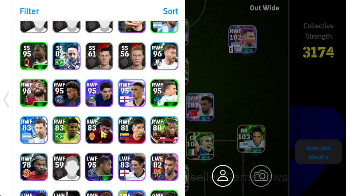 eFootball Accounts Mobile|Big Time Shinsuke Nakamura,Dean Huijsen(Vis image 3