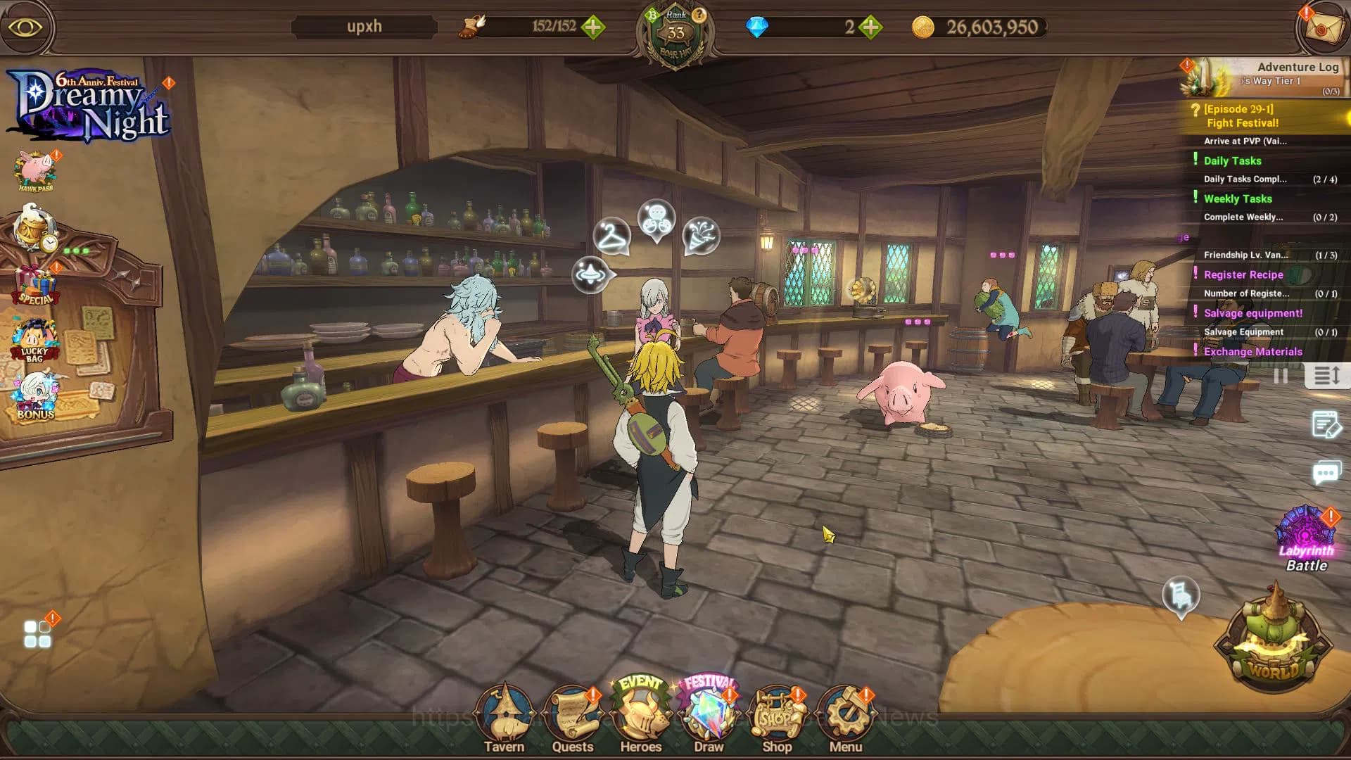 The Seven Deadly Sins: Grand Cross Accounts Global | 929K CC | Starter Ch4 | 1 LR + 4 UR| Eliz image 1