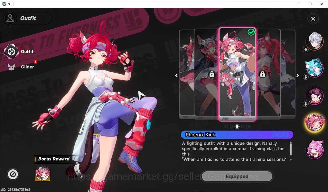 Neverness to Everness Accounts GLOBAL EU|HL 3|1 SSR Limited Nanally+Skin & 5 SR [ image 2