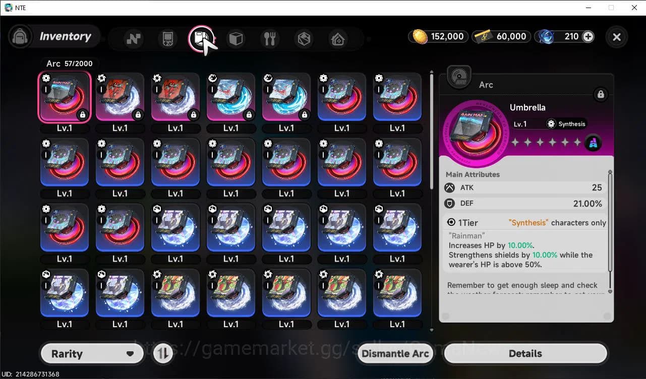 Neverness to Everness Accounts GLOBAL EU|HL 3|1 SSR Limited Nanally+Skin & 5 SR [ image 5