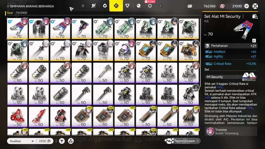 Arknights: Endfield Accounts ASIA | Level 55 | 2 Limit+1 Sign | Yvonne, Tang Ta image 7