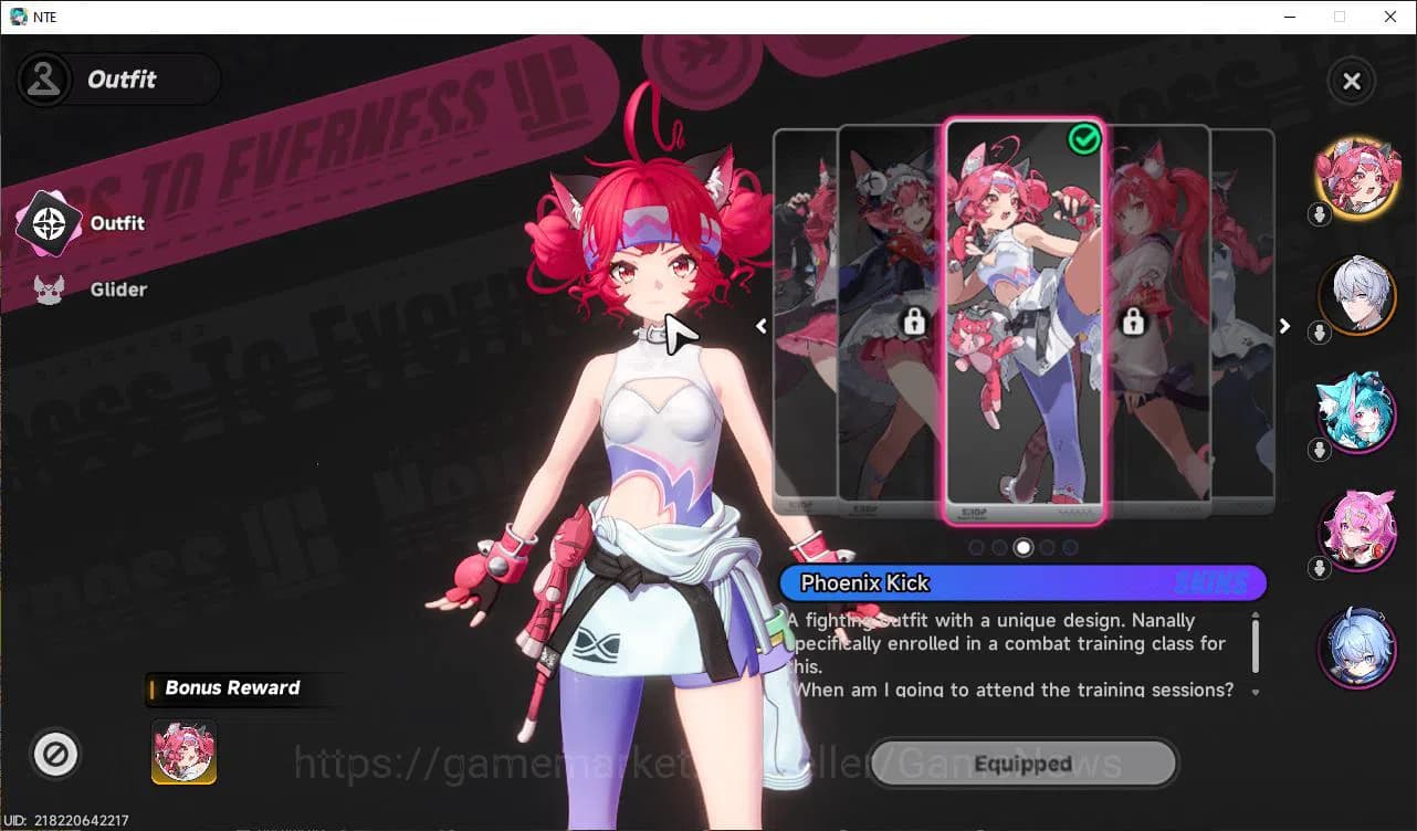 Neverness to Everness Accounts GLOBAL NA|HL 3| 1 SSR Limited Nanally + Skin |4 SR image 2