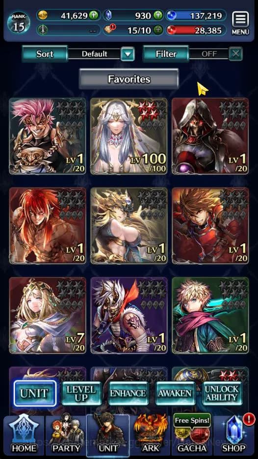 Last Cloudia Accounts GLOBAL | Rank 15 | Ascended Roland, Spirit Maiden image 1