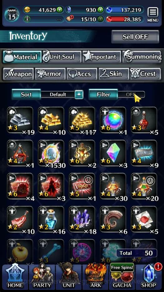 Last Cloudia Accounts GLOBAL | Rank 15 | Ascended Roland, Spirit Maiden image 4