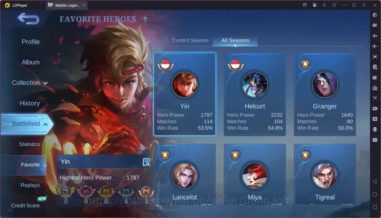 Mobile Legends: Bang Bang Accounts Global|Hero 82|Skin 107|Seasoned|Spongebob Cyclops image 15