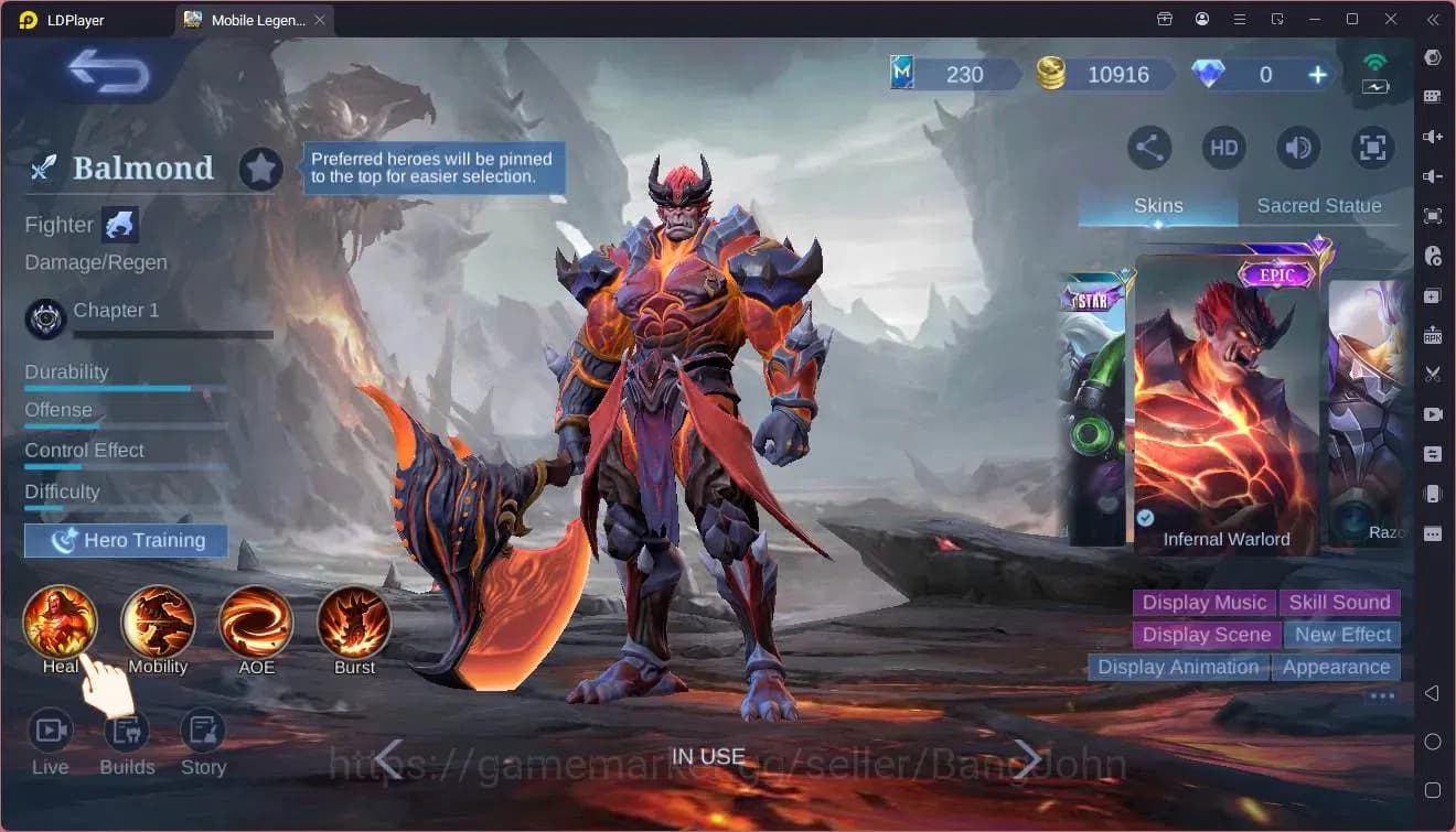 Mobile Legends: Bang Bang Accounts Global|Hero 82|Skin 107|Seasoned|Spongebob Cyclops image 4
