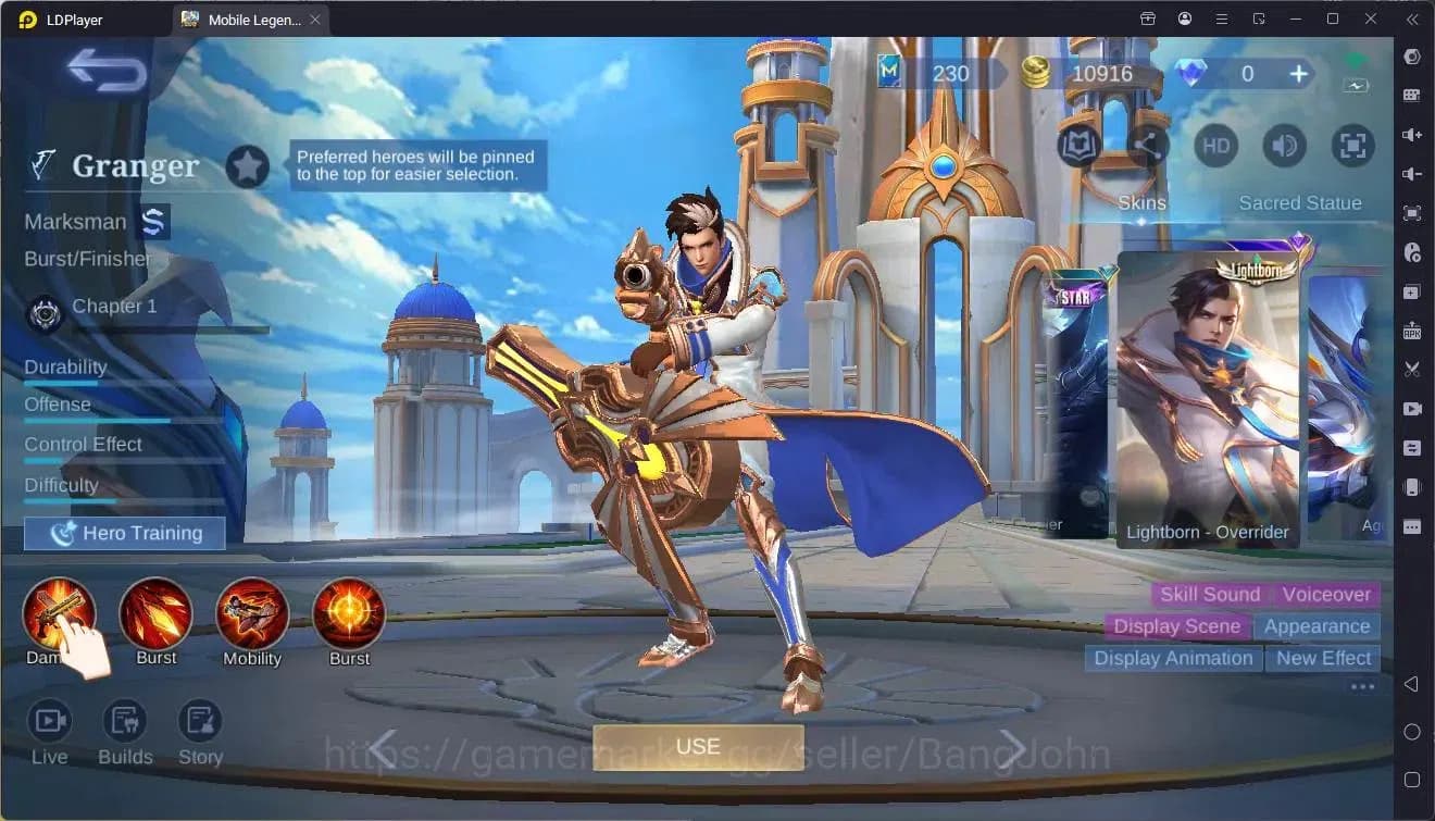 Mobile Legends: Bang Bang Accounts Global|Hero 82|Skin 107|Seasoned|Spongebob Cyclops image 7