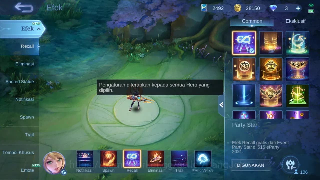 Mobile Legends: Bang Bang Accounts GLOBAL Hero 106 Skin 171 | Luckybox Kaja | CC Nata image 12