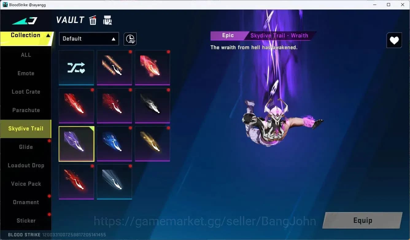 Blood Strike Accounts ASIA | 2 Collab Skins | 3 Limited Skins | 9 Legend image 11