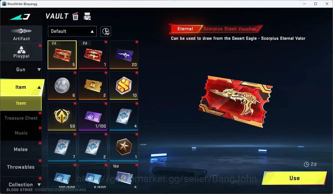 Blood Strike Accounts ASIA | 2 Collab Skins | 3 Limited Skins | 9 Legend image 17