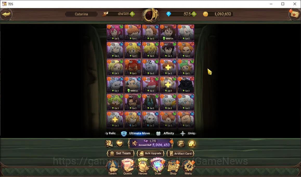 The Seven Deadly Sins: Grand Cross Accounts Global|5M CC|575 Dm|5LR+12 UR+Collab FF+Re|EZ PVP| image 11