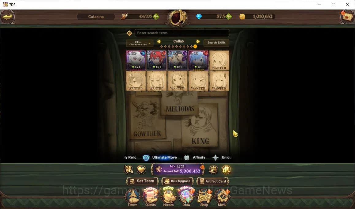 The Seven Deadly Sins: Grand Cross Accounts Global|5M CC|575 Dm|5LR+12 UR+Collab FF+Re|EZ PVP| image 4