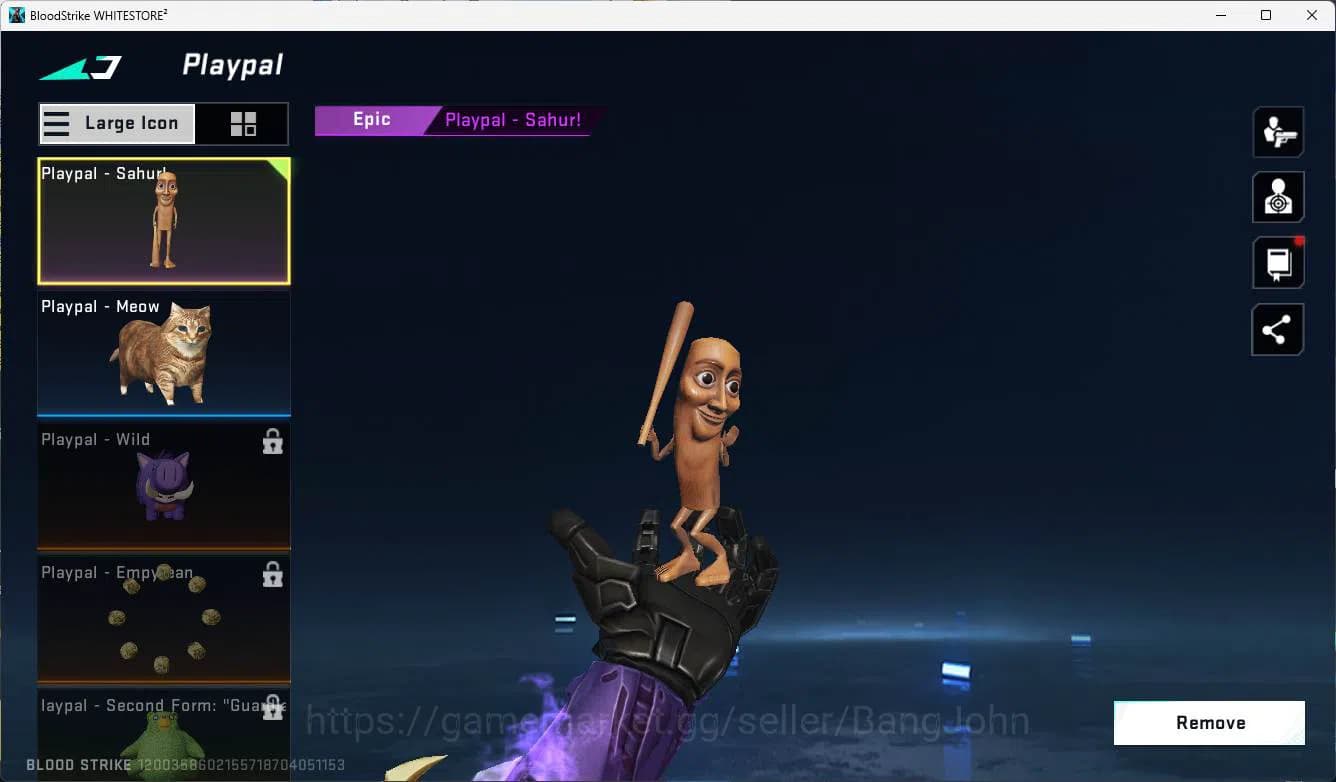 Blood Strike Accounts ASIA| ultra ethan, playpall sahur, ultra M4, AOT K image 5