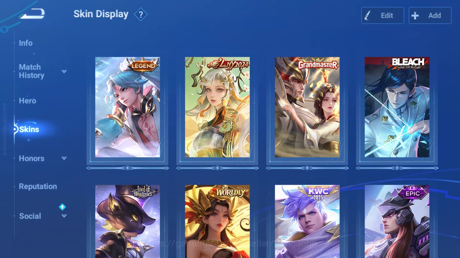 Honor of Kings Accounts Hero 111|Skin143| 2Blessed (Nakoruru+Luban) ShanHa image 2