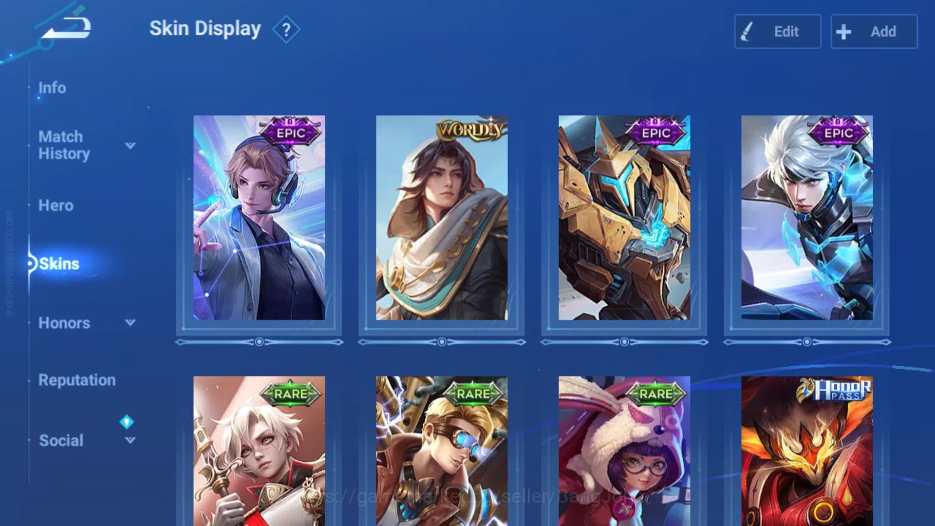 Honor of Kings Accounts Hero 111|Skin143| 2Blessed (Nakoruru+Luban) ShanHa image 5