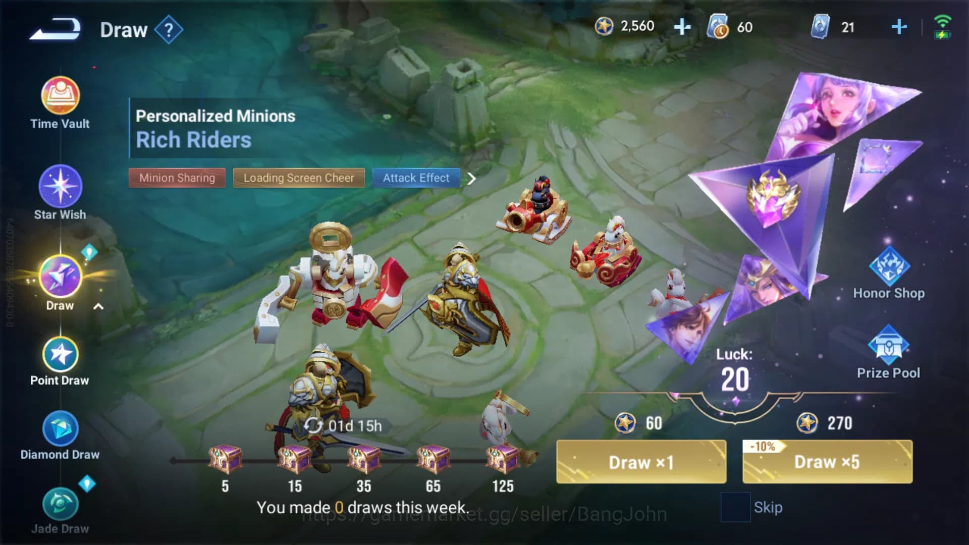 Honor of Kings Accounts Hero 111|Skin143| 2Blessed (Nakoruru+Luban) ShanHa image 8