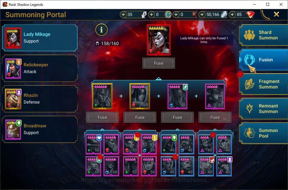 Raid: Shadow Legends Accounts Lv42 632K Power|1 Mythic(Theodosia)|30 Legend(Wixw image 11