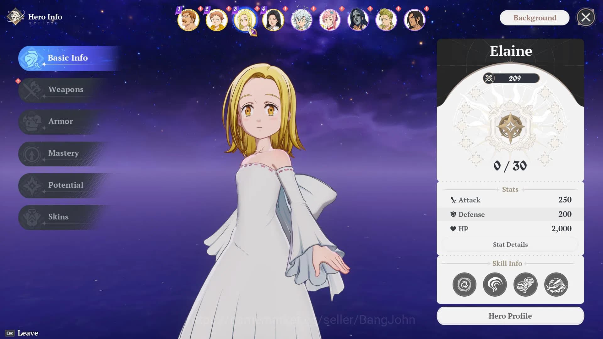 The Seven Deadly Sins: Origin Accounts EU Fresh Starter Lv2 WL1 | 4SSR Escanor + King + E image 5