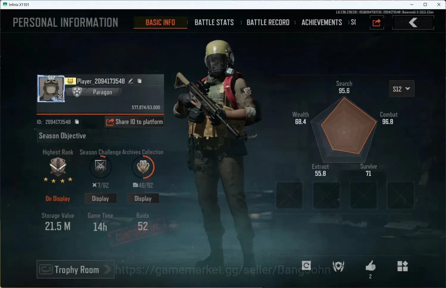 Arena Breakout Accounts MOBILE| LVL 30 | SV 21,5M | CV 18,8M | Squire VSS, image 1
