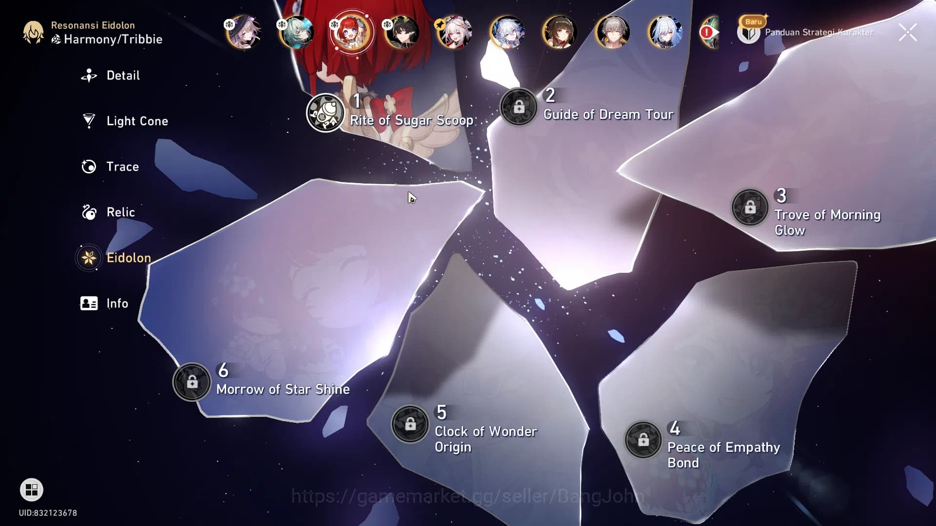 Honkai Star Rail Accounts ASIA | TL 70 | MC Male | The Herta Sign, Anaxa Sig image 3