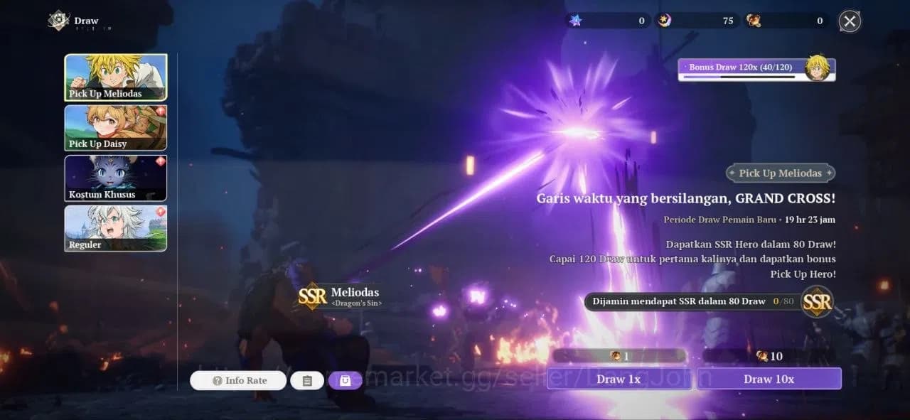 The Seven Deadly Sins: Origin Accounts EU | Fresh Starter Lvl 8 |4 SSR| Meliodas, Jerich image 3