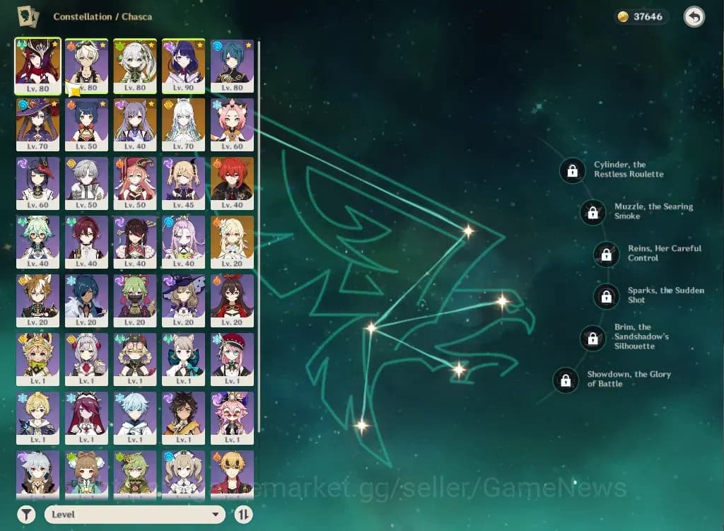 Genshin Impact Accounts ASIA|AR54|4Limited+1(*5Weapon)|Zibai,Chasca,Raiden image 3