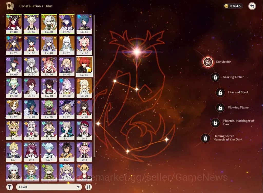 Genshin Impact Accounts ASIA|AR54|4Limited+1(*5Weapon)|Zibai,Chasca,Raiden image 7