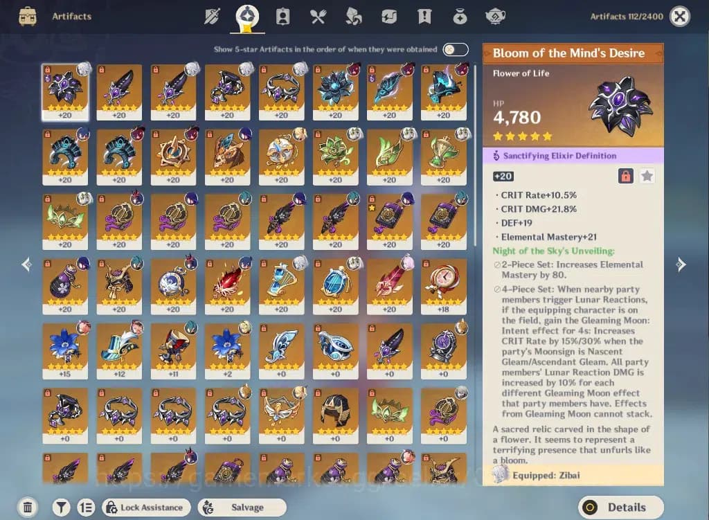 Genshin Impact Accounts ASIA|AR54|4Limited+1(*5Weapon)|Zibai,Chasca,Raiden image 9