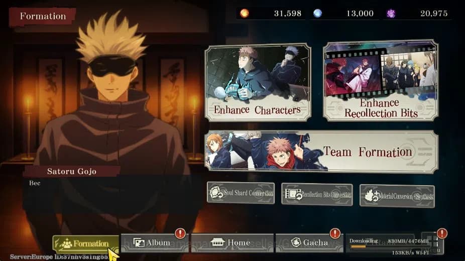 Jujutsu Kaisen: Phantom Parade Accounts Starter Fresh Story | 4 SSR [GOJO,Yuji,Nobara,Todo image 3