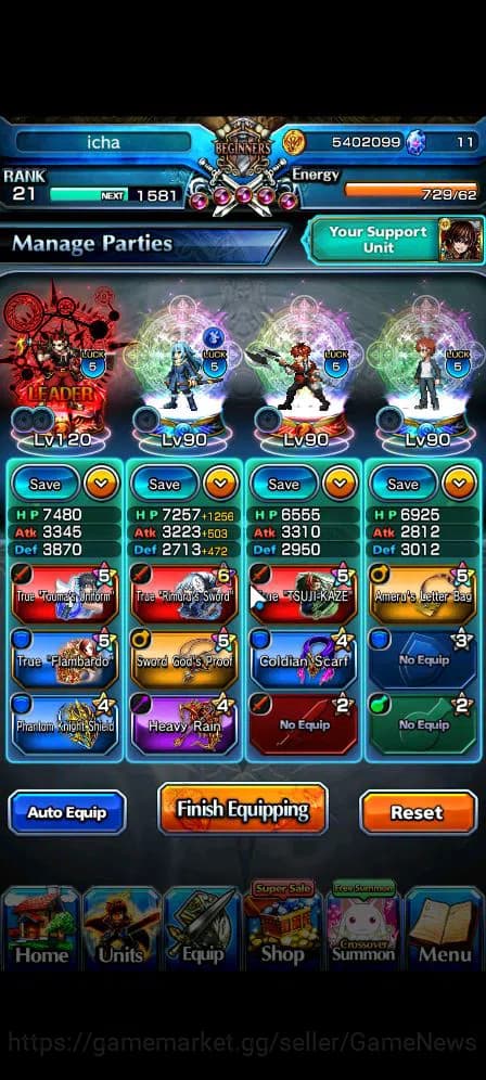 Grand Summoners Accounts Global|Rank 21|Starter|7 Ascend| MomoTW,Emiya,Kiri image 5