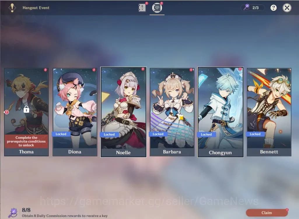 Genshin Impact Accounts ASIA|AR 53|3 Limited+1(*5Weapon)|Lunar Team (Zibai image 11