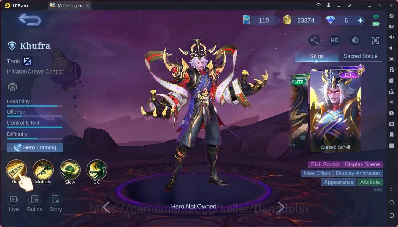 Mobile Legends: Bang Bang Accounts Global|Hero 55|Skin 85|Seasoned|Prime Granger|Naru image 1
