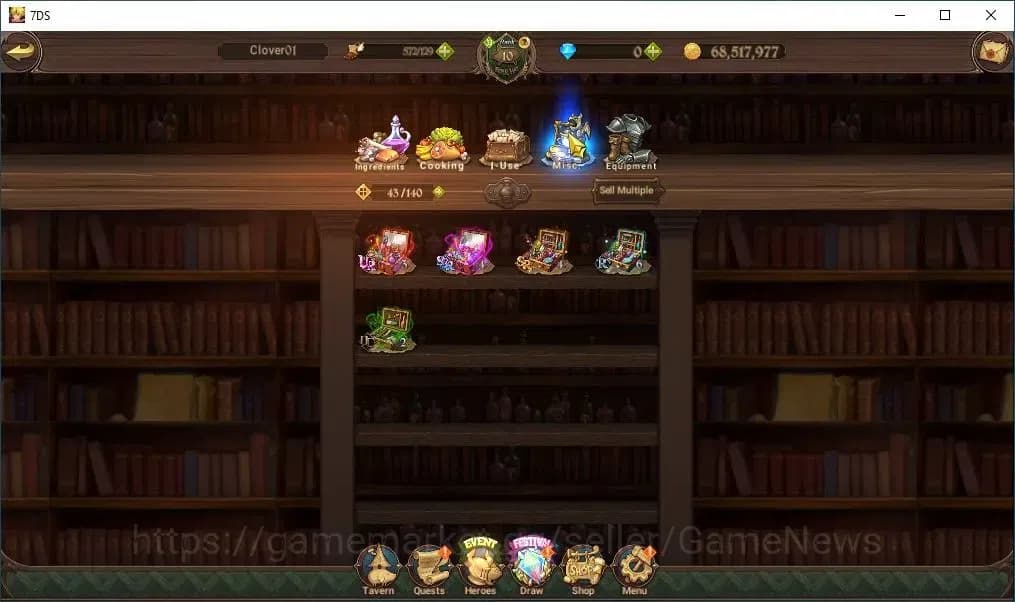 The Seven Deadly Sins: Grand Cross Accounts Global|794K CC|1 LR+4 UR|Elizabeth,Nemeis Meliodas image 13