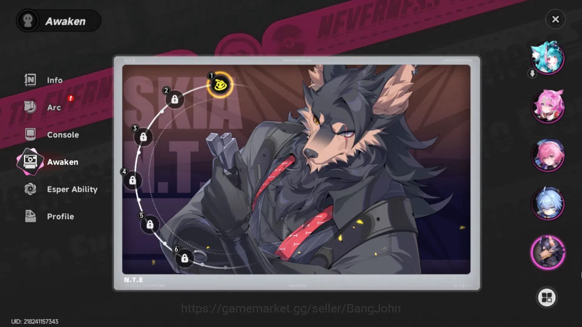 Neverness to Everness Accounts EUROPE | Starter Lv 3 | 2 SSR (Nanally,Sakiri)+ 5 image 11