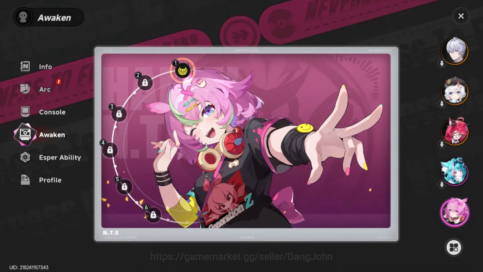 Neverness to Everness Accounts EUROPE | Starter Lv 3 | 2 SSR (Nanally,Sakiri)+ 5 image 13