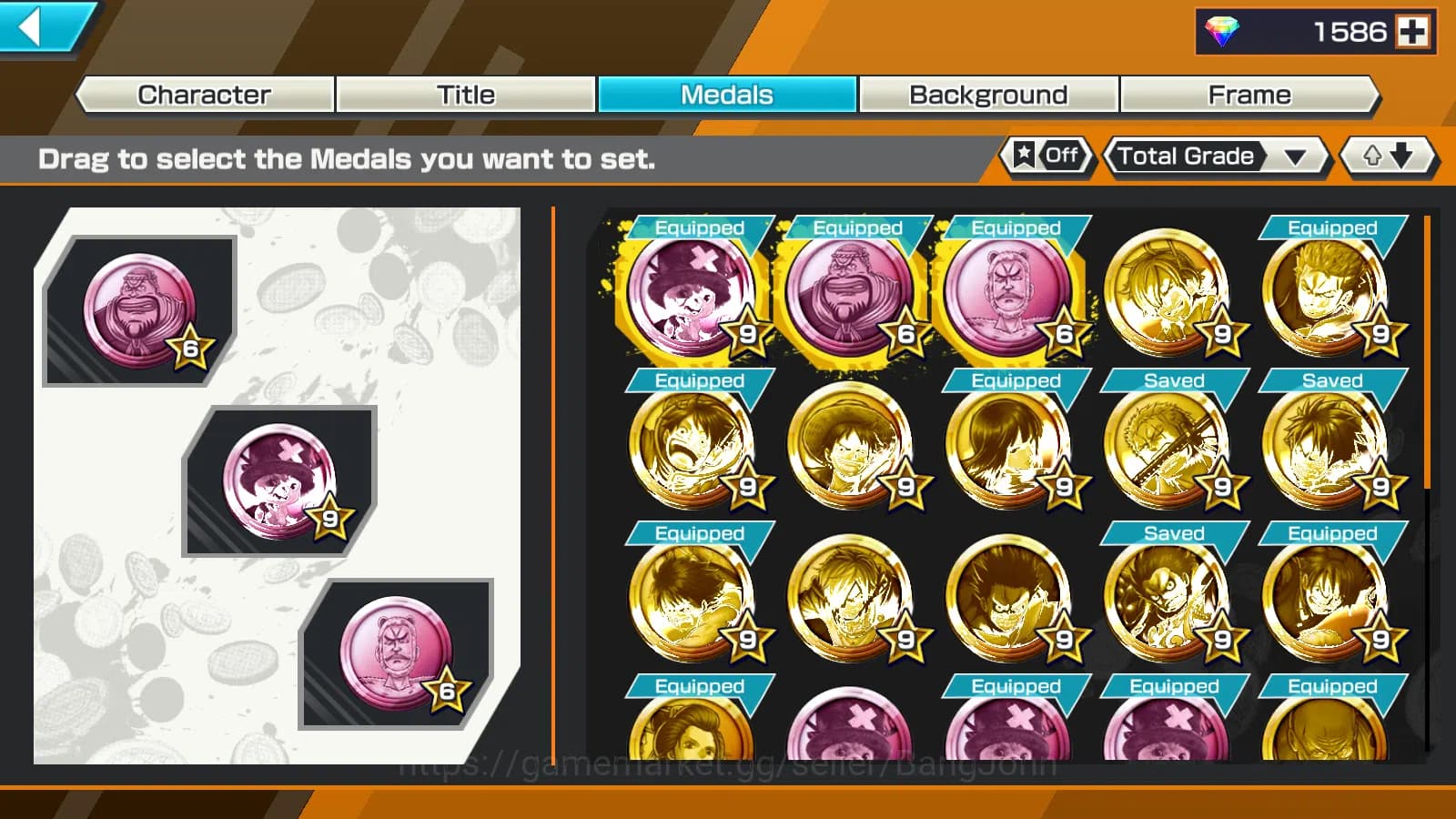 One Piece Bounty Rush Accounts GLOBAL|5 EX | The5elder Nusjuro,DD Shanks ,FR Shan image 7