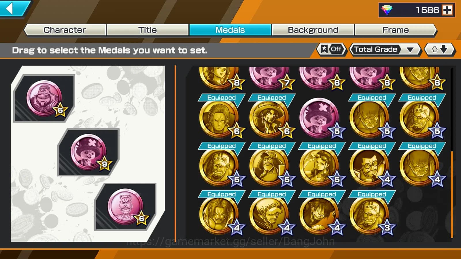 One Piece Bounty Rush Accounts GLOBAL|5 EX | The5elder Nusjuro,DD Shanks ,FR Shan image 9