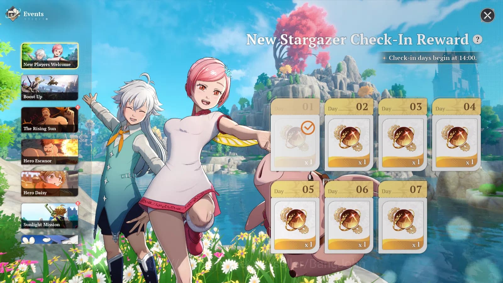 The Seven Deadly Sins: Origin Accounts NA East|FreshStarterLvl|3SSR|Escanor,Guila,mannie+ image 2